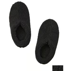 PINK Victoria's Secret fleece slipper booties.